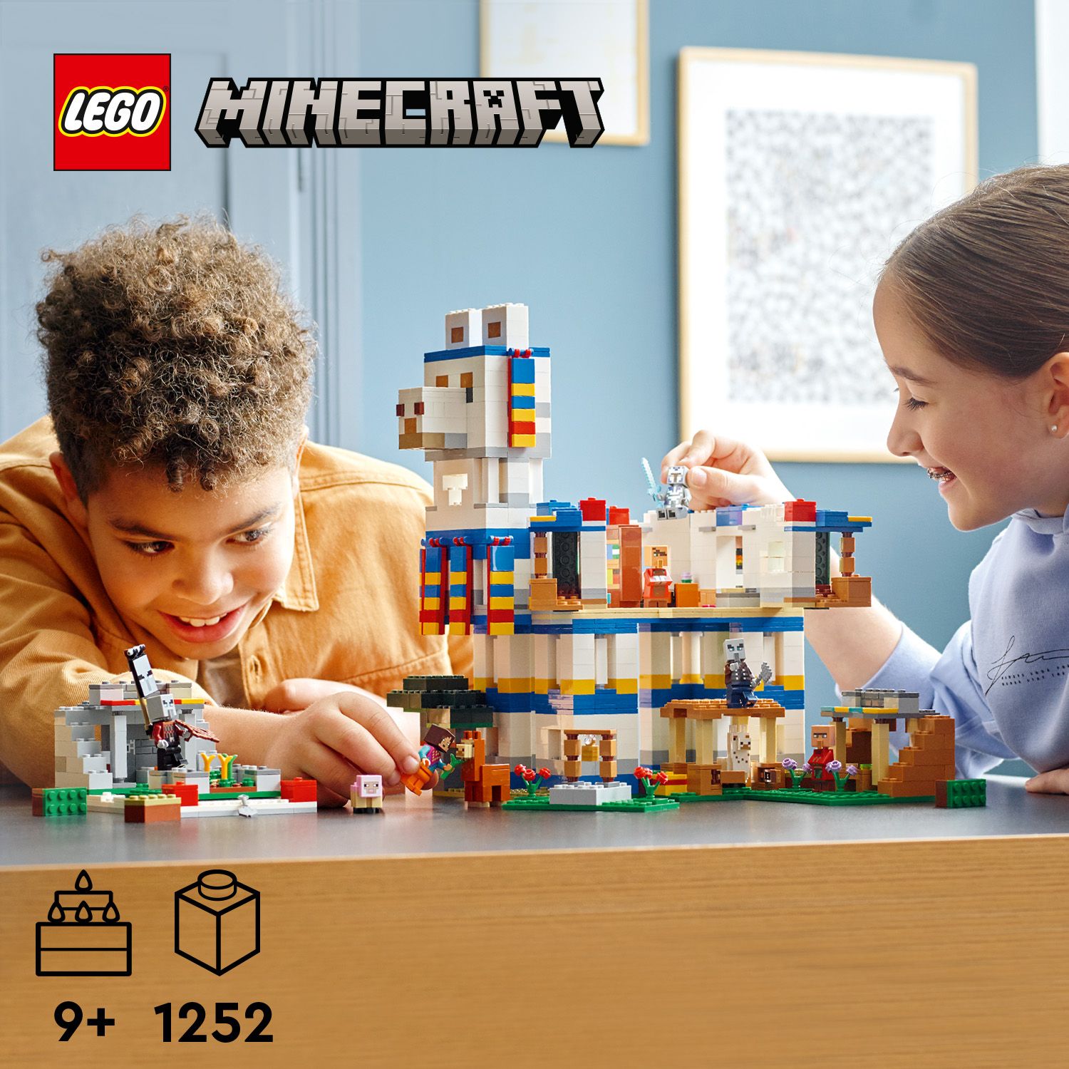 Dobrodružství z Minecraftu ve vesnici lam